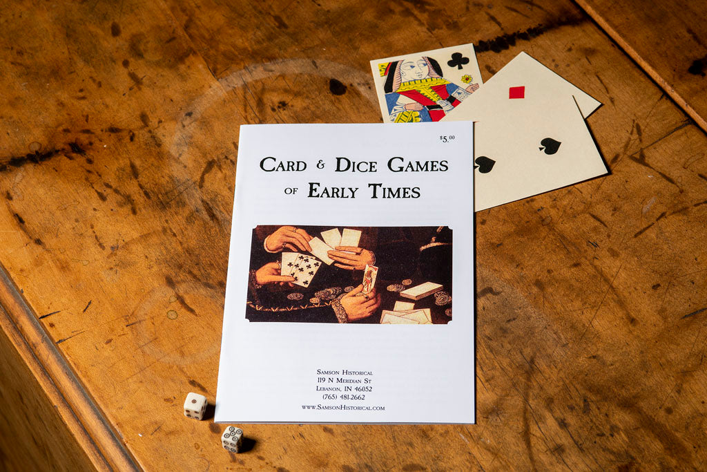 Card & Dice Games of Early Times - Book from Samson Historical